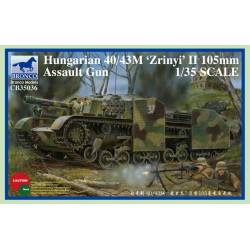 Hungarian 40/43M Zrinyi II 105mm Assault Gun 