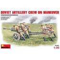 SOVIET ARTILLERY CREW ON MANEUVER