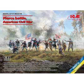 Fierce battle. American Civil War