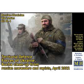 Territorial Defense Forces of Ukraine. Bucha clean-up from russian marauders and rapists, April 2022