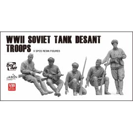 WWII Soviet Tank Desant Troops