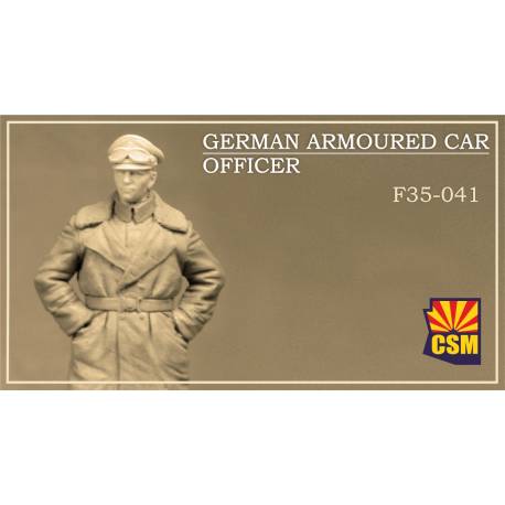 German armoured car officer