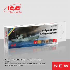 Аcrylic paints set for ships of the Kriegsmarine