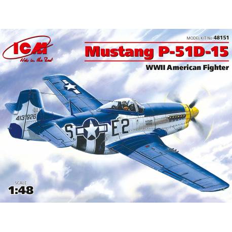 Mustang P-51D-15 WWII American Fighter