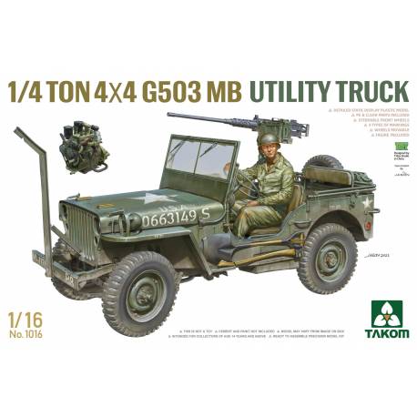 ¼-ton 4×4 G503 MB Utility Truck