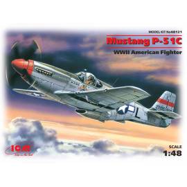 Mustang P-51C WWII American Fighter