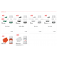 Acrilyc paint set for AH-1G Cobra (early production), US Attack Helicopter