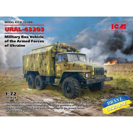 URAL-43203  Military Box Vehicle of the Armed Forces of Ukraine