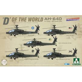 Maquette hélicoptère "D" of the World AH-64D Apache Longbow Attack Helicopter Limited Edition|TAKOM|2606|1:35