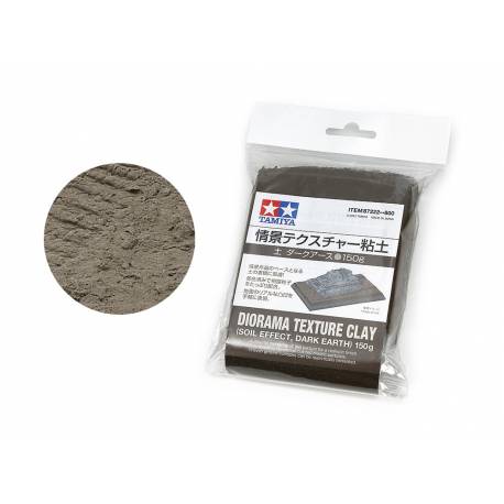 Diorama Texture Clay 150g (Soil Effect: Dark Earth)