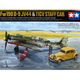 Focke-Wulf Fw190 D-9 JV44 & Citroen 11CV Staff Car Set