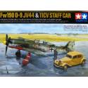 Focke-Wulf Fw190 D-9 JV44 & Citroen 11CV Staff Car Set