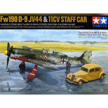 Focke-Wulf Fw190 D-9 JV44 & Citroen 11CV Staff Car Set