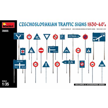 CZECHOSLOVAKIAN TRAFFIC SIGNS 1930-40’s