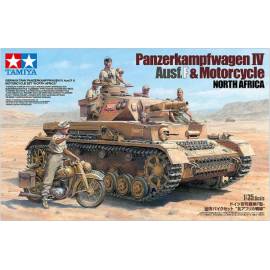 Panzerkampfwagen IV Ausf F. & Motorcycle North Africa