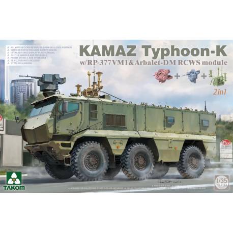 Maquette camion KAMAZ Typhoon-K w/ RP-377VM1 & Arbalet-DM RCWS module|TAKOM |2173|1:35