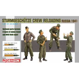 Sturmgeschutze Crew Reloading Russia 1941 