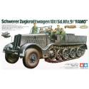 Schwerer Zugkraftwagen 18t Sd.Kfz.9 "FAMO" + bêche