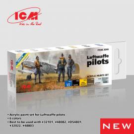 Acrylic paints set for Luftwaffe pilots