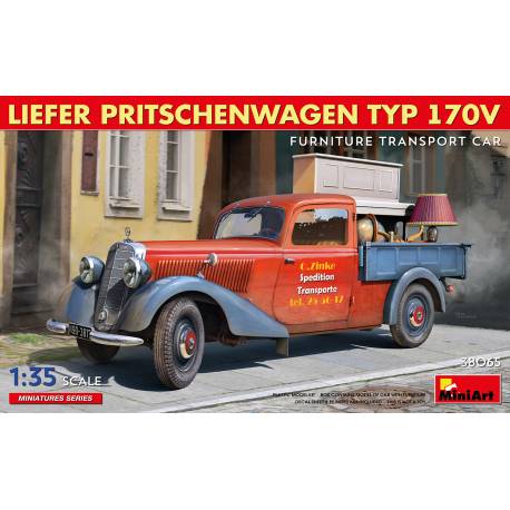 LIEFER PRITSCHENWAGEN TYP 170V. FURNITURE TRANSPORT CAR