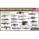 Modern US Soldier Combat Weapon Set