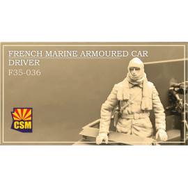 French marine armoured car driver