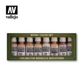 SET DE PEINTURES MODEL COLOR COULEURS DE PEAU Vallejo| 8 X 17ML |70124