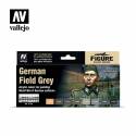 Set de peintures GERMAN FIELD GREY UNIFORMS WWII