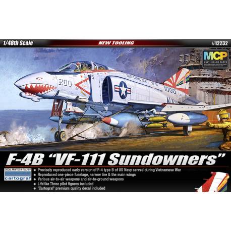 F-4B Phantom VF-111 Sundowners US Navy|Academy|12232|1:48