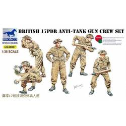 BRITISH 17 pdr anti-tank gun crew set 
