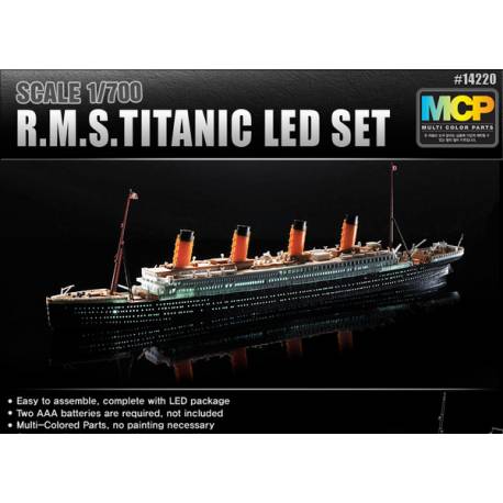 Bateau RMS Titanic MCP Multi Color Parts|ACADEMY|14217|1:700