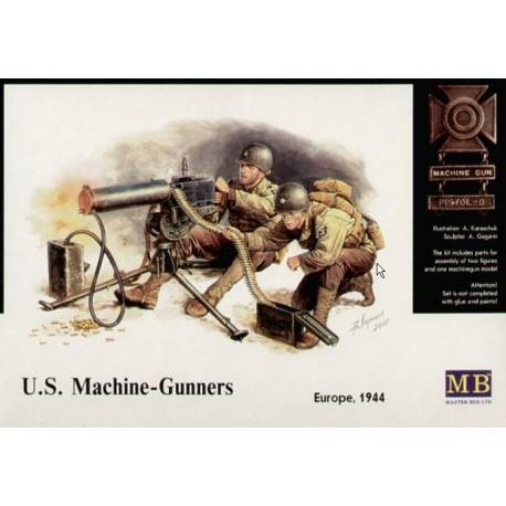 Figurines MB US Machine Gun Team|Master Box|MB3519|1:35