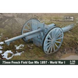 Canon 75mm French Field Gun Mle 1897 - WWI|IBG Models|IBG35067|1:35