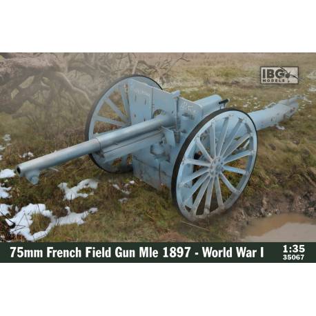 Canon 75mm French Field Gun Mle 1897 - WWI|IBG Models|IBG35067|1:35