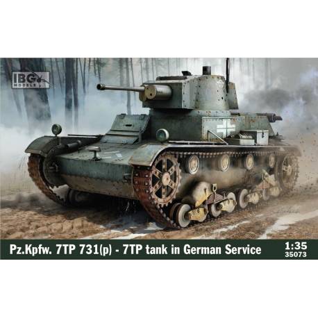 Pz.Kpfw.7TP 731(p)-7TP tank in German Service|IBG Models|IBG35073|1:35