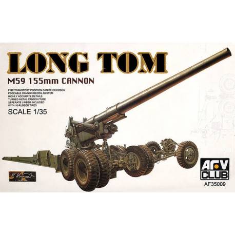 Maquette canon M59 155MM CANNON LONG TOM AFV CLUB|35009|1:35 