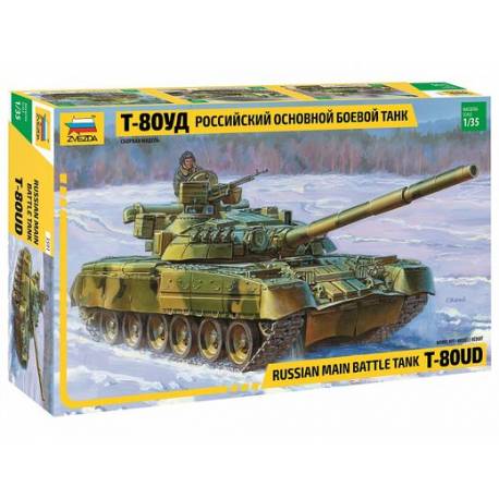 T-80 UD Main Battle Tank|ZVEZDA|3591|1:35 Maquette Char Promo