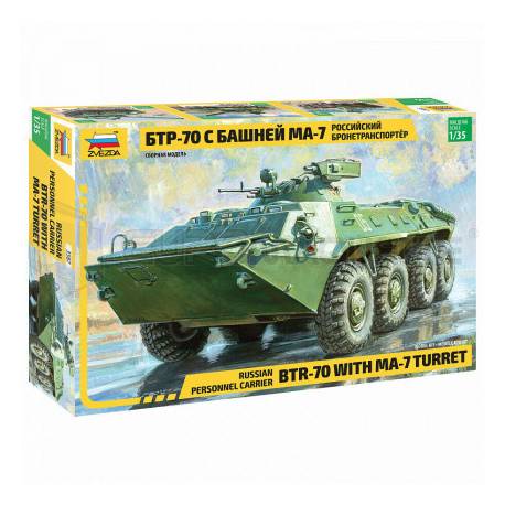 Maquette Blindé BTR-70 avec tourelle MA-7|ZVEZDA|3587|1:35