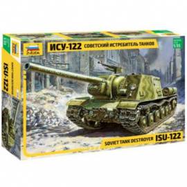 Maquette char Soviet Tank Destroyer ISU-122|ZVEZDA|3534|1:35