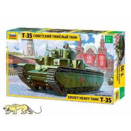 Maquette char Soviet Heavy Tank T-35|ZVEZDA|3667|1:35