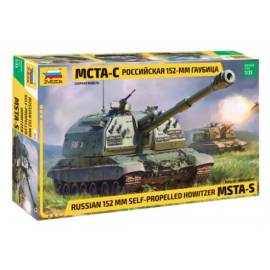 Maquette Char Russian 152 mm Self-Propelled Howitzer MSTA-S|ZVEZDA|3630|1:35