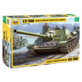 Maquette Char SU-100 Soviet Tank Destroyer|ZVEZDA|3688|1:35