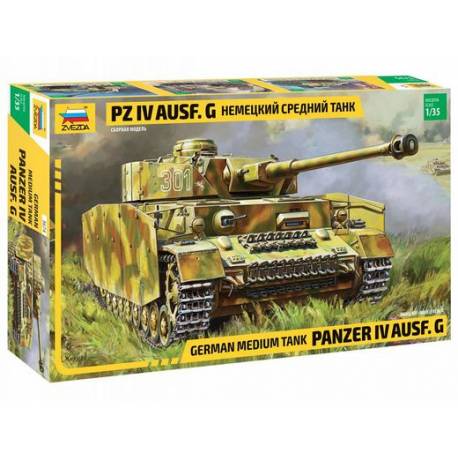 Maquette char German Tank Panzer IV - Ausf. G|ZVEZDA|3674|1:35