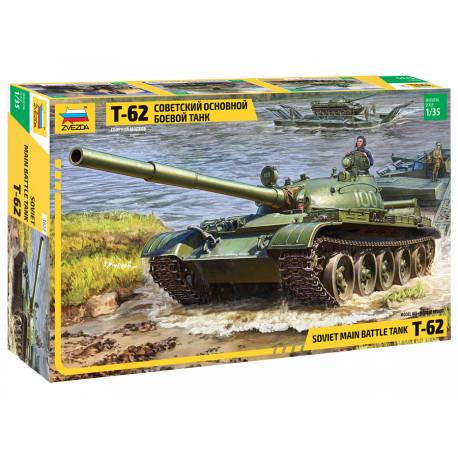 Maquette char Soviet main battle tank T-62|ZVEZDA|3622|1:35