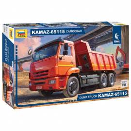 Maquette camion Dump Truck KamAZ 65115|ZVEZDA|3650|1:35