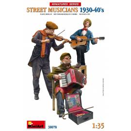 MUSICIENS DE RUE DES ANNÉES 30-40