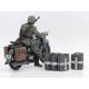 Maquette char Panzerkampfwagen IV Ausf G. Early Production & Motorcycle Eastern Front