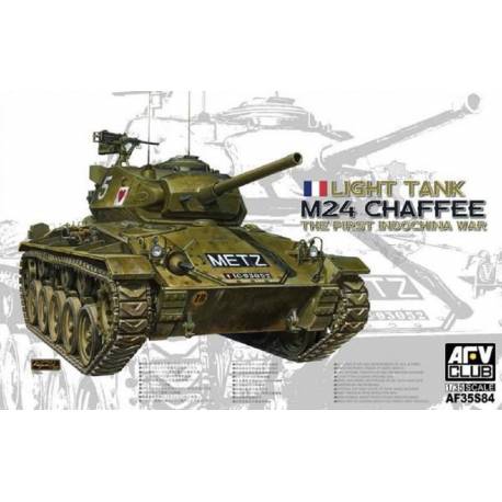 Maquette char M24 Chaffee Light Tank The First Indochina War|1:35|AFV CLUB|35S84
