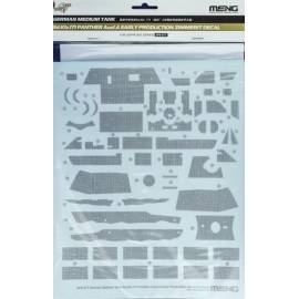 Sd.Kfz.171 Panther Ausf.A Early Production Zimmerit Decal