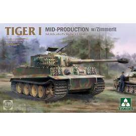 Tiger I Sd.Kfz. 181 Pz.Kpfw. VI Ausf. E Mid-Production w/Zimmerit